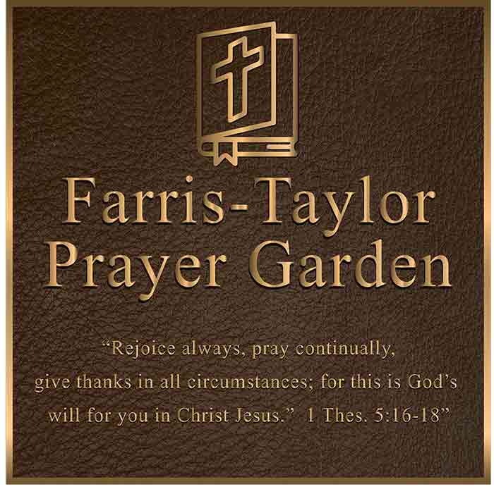 bronze religious plaque memorial gardens religious plaques
